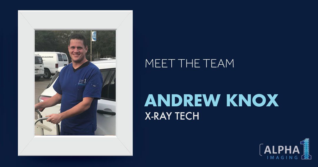 Meet the Alpha One Team: Andrew Knox